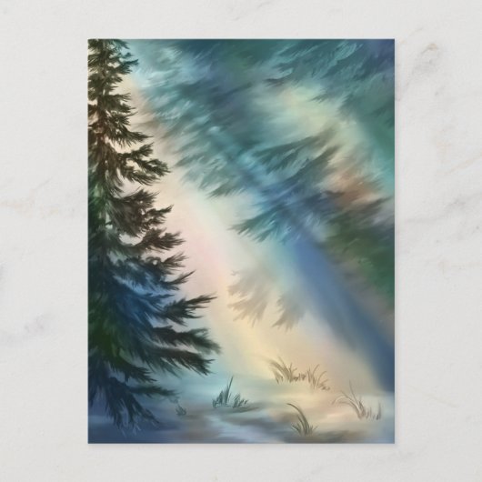 Alaska Forest Briefkaart (Voorkant)