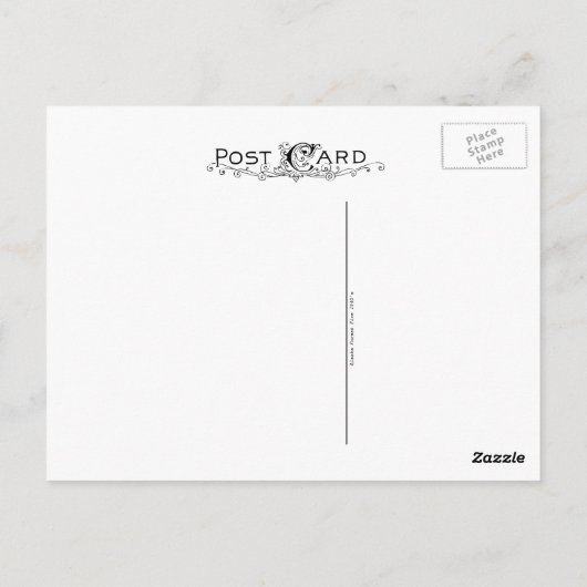 Alaska Forest Fire 1940's Briefkaart (Achterkant)