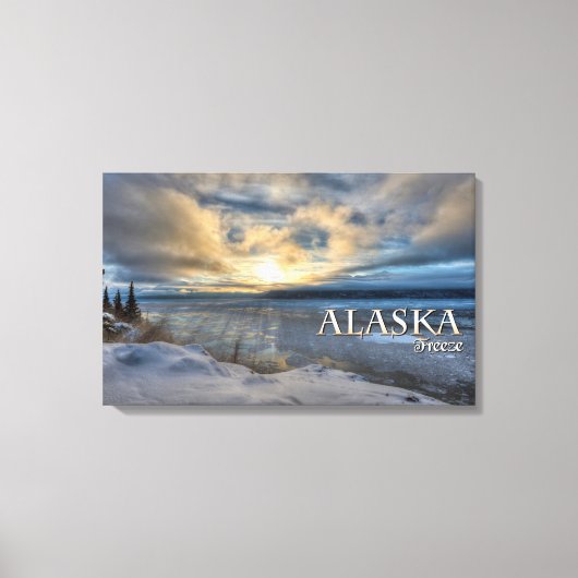 Alaska Freeze Canvas Afdruk (Voorkant)