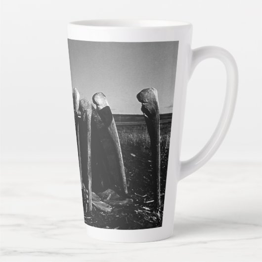  Alaska Fur clad eskimo arctic sod igloo Latte Mok (Rechts)