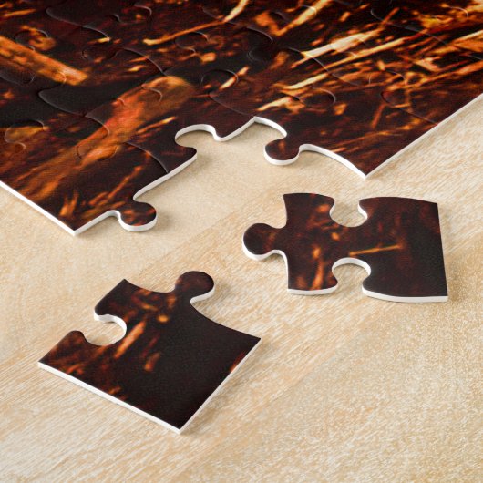 Alaska Fur clad eskimo arctic sod igloo Legpuzzel (Zijkant)