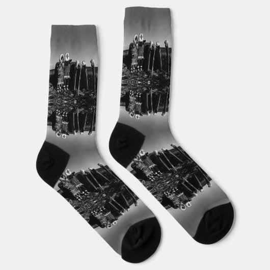 Alaska Fur clad eskimo arctic sod igloo Sokken (Rechts)