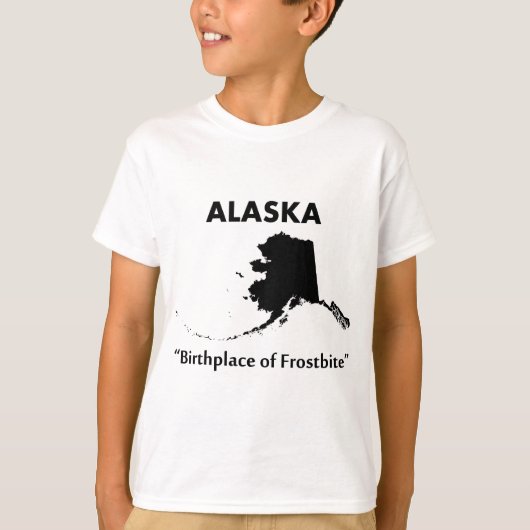Alaska - Geboorteplaats van Bevriezing T-shirt (Voorkant)