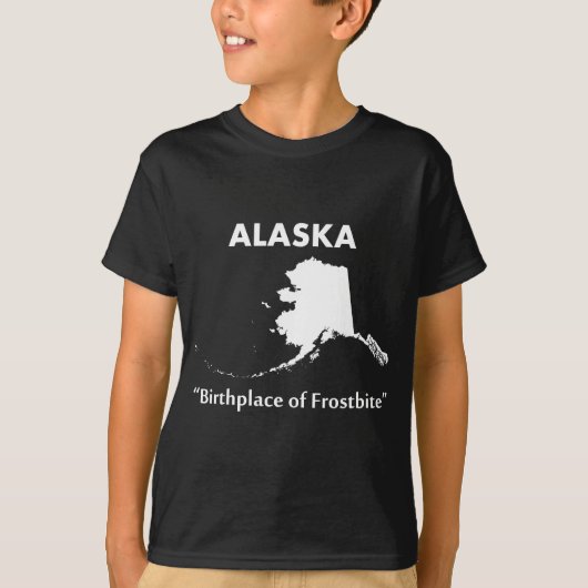 Alaska - Geboorteplaats van Bevriezing T-shirt (Voorkant)