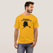 Alaska - Geen eiland sinds 1973 T-shirt (Voorkant volledig)