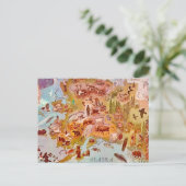 Alaska Geïllustreerd  Briefkaart (Staand voorkant)