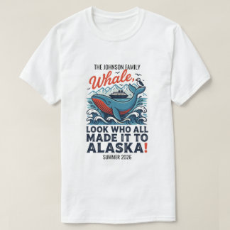 Alaska gezinscruisevakantie aangepaste groep t-shirt