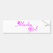 Alaska Girl Shirt Bumpersticker (Voorkant)