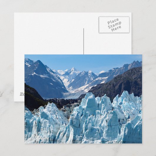 Alaska Glacier Bay Landscape Foto Briefkaart (Voorkant / Achterkant)