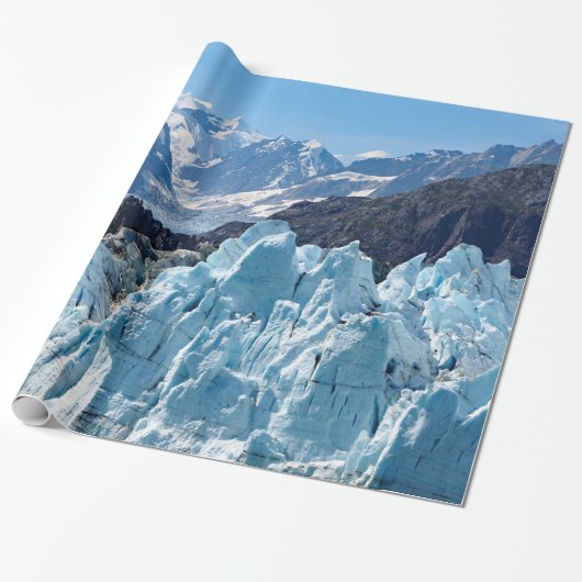 Alaska Glacier Bay Landscape Foto Cadeaupapier (Uitgerold)