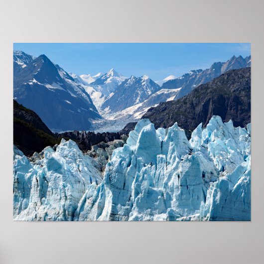 Alaska Glacier Bay Landscape Foto Poster (Voorkant)