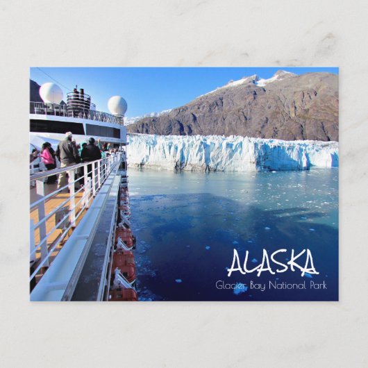 Alaska Glacier Bay National Park Briefkaart (Voorkant)