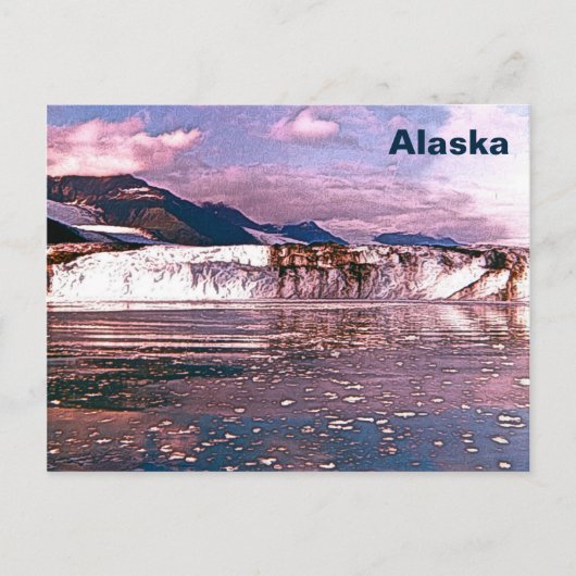 Alaska Glacier Briefkaart (Voorkant)