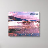 Alaska Glacier Canvas Afdruk (Voorkant)