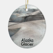 Alaska Glacier Keramisch Ornament (Links)
