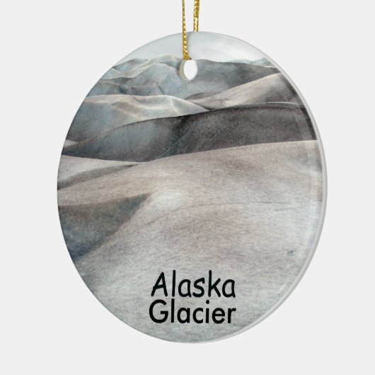 Alaska Glacier Keramisch Ornament (Links)