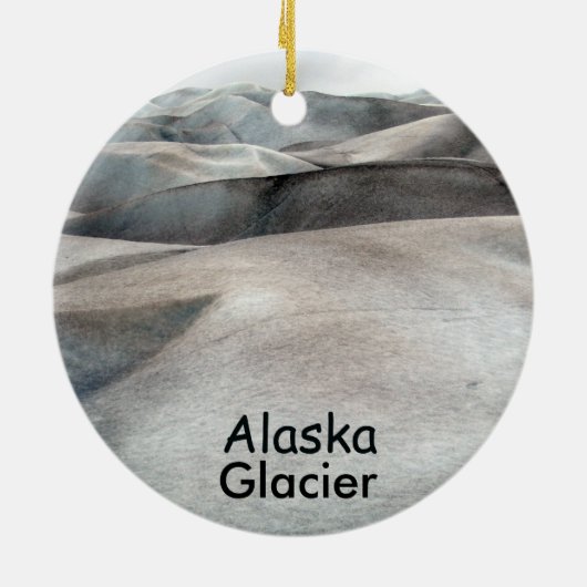 Alaska Glacier Keramisch Ornament (Achterkant)
