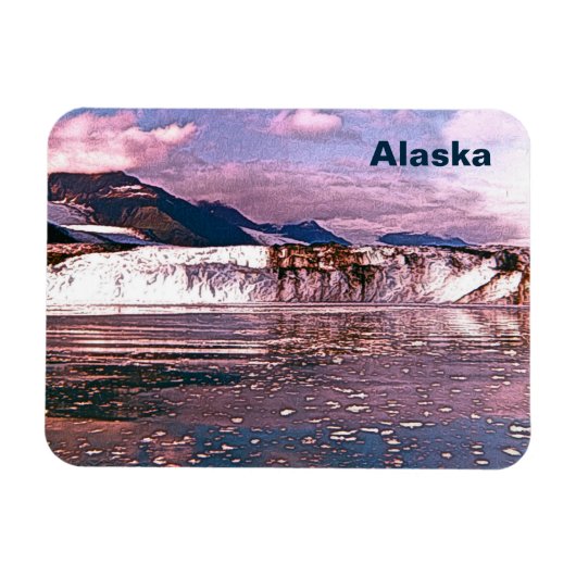 Alaska Glacier Magneet (Horizontaal)