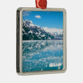 Alaska Glasier Metalen Ornament (Rechts)