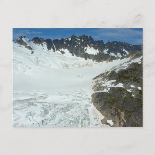 Alaska Gletsjer Schitterend Reis Landschap Briefkaart (Voorkant)