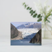 Alaska Gletsjer vanaf cruiseschip Briefkaart (Staand voorkant)