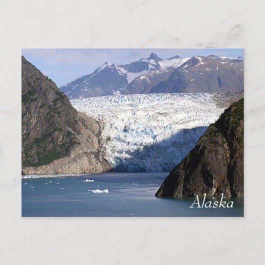 Alaska Gletsjer vanaf cruiseschip Briefkaart (Voorkant)