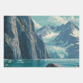 Alaska Gletsjerbaai Inpakpapier Vel (Voorkant 2)