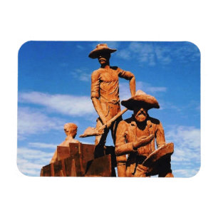 Alaska Gold Mining Miners Gold Rush Foto ontworpen Magneet