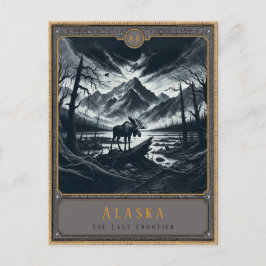 Alaska | Gotische kunst Briefkaart