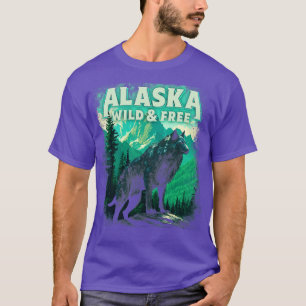 Alaska grijze wolf TShirt