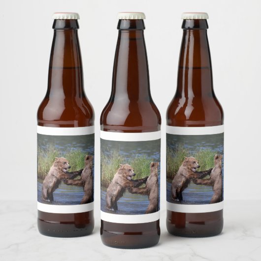 Alaska - Grizzly 5 Bier Etiket (Flessen)