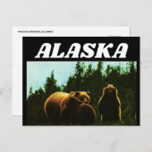 ALASKA  GRIZZLY BEER BRIEFKAART (Voorkant / Achterkant)