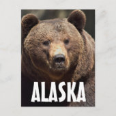 ALASKA GRIZZLY BEER BRIEFKAARTEN (Voorkant)