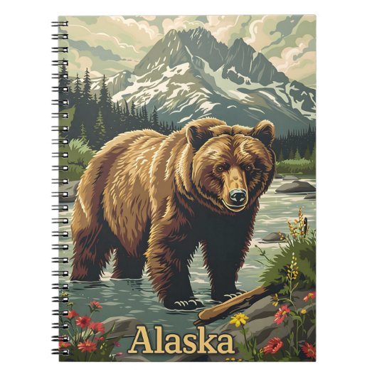 Alaska Grizzly Beer Notitieboek (Voorkant)