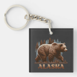 Alaska Grizzly Beer Sleutelhanger