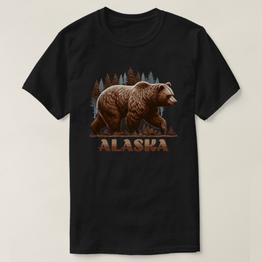 Alaska Grizzly Beer T-shirt (Design voorkant)