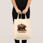 Alaska Grizzly Beer Tote Bag (Voorkant (product))