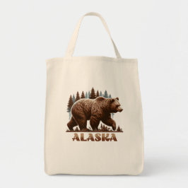 Alaska Grizzly Beer Tote Bag