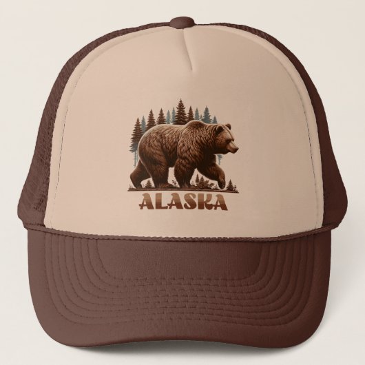 Alaska Grizzly Beer Trucker Pet (Voorkant)