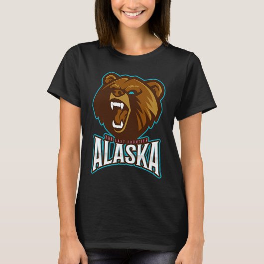 Alaska Grizzly Brown Bear Alaska T-shirt (Voorkant)