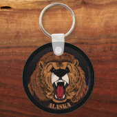 Alaska Grizzly Sleutelhanger (Voorkant)