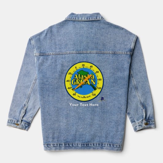 Alaska Groan Thermometer Denim Jacket (Achterkant)