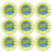 Alaska Groan Thermometer Sticker (Voorkant)