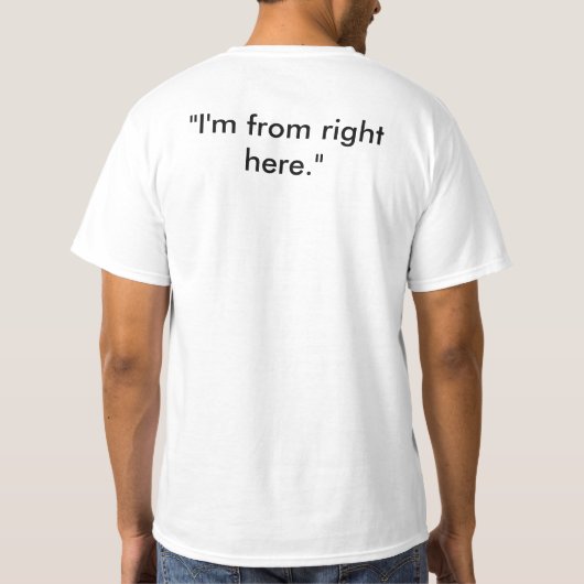 Alaska Hand T-shirt (Achterkant)