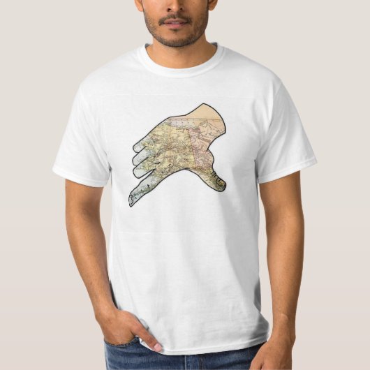 Alaska Hand T-shirt (Voorkant)