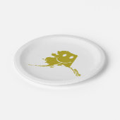 Alaska Happy Face Paper-Borden Papieren Bordje (Gekanteld)