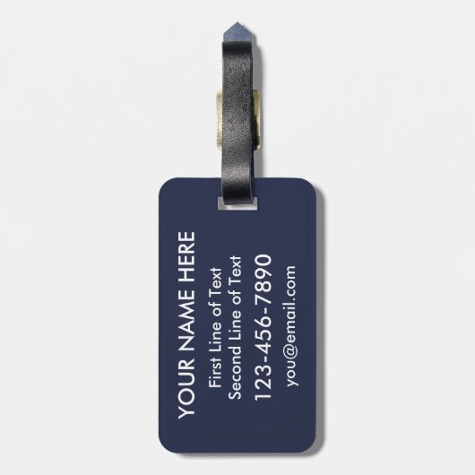 Alaska Heart Bagagelabel Sjabloon, Alaskan (Achterkant verticaal)