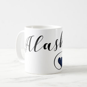 Alaska Heart Mok, Alaskan Flag Koffiemok