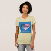 Alaska Heart USA Flag  – 4th July Patriotic Alaska T-shirt (Voorkant volledig)