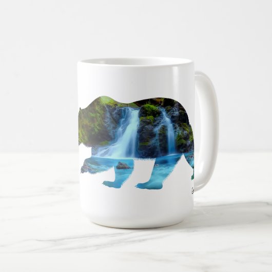 Alaska het Beer aan de laatste grens - 15 oz. Mok (Voorkant rechts)